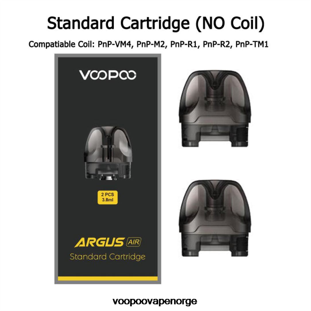 VOOPOO ARGUS AIR pod-kassett (2 stk) 64N0H513 standard pod (tom) - VOOPOO Vape Instructions