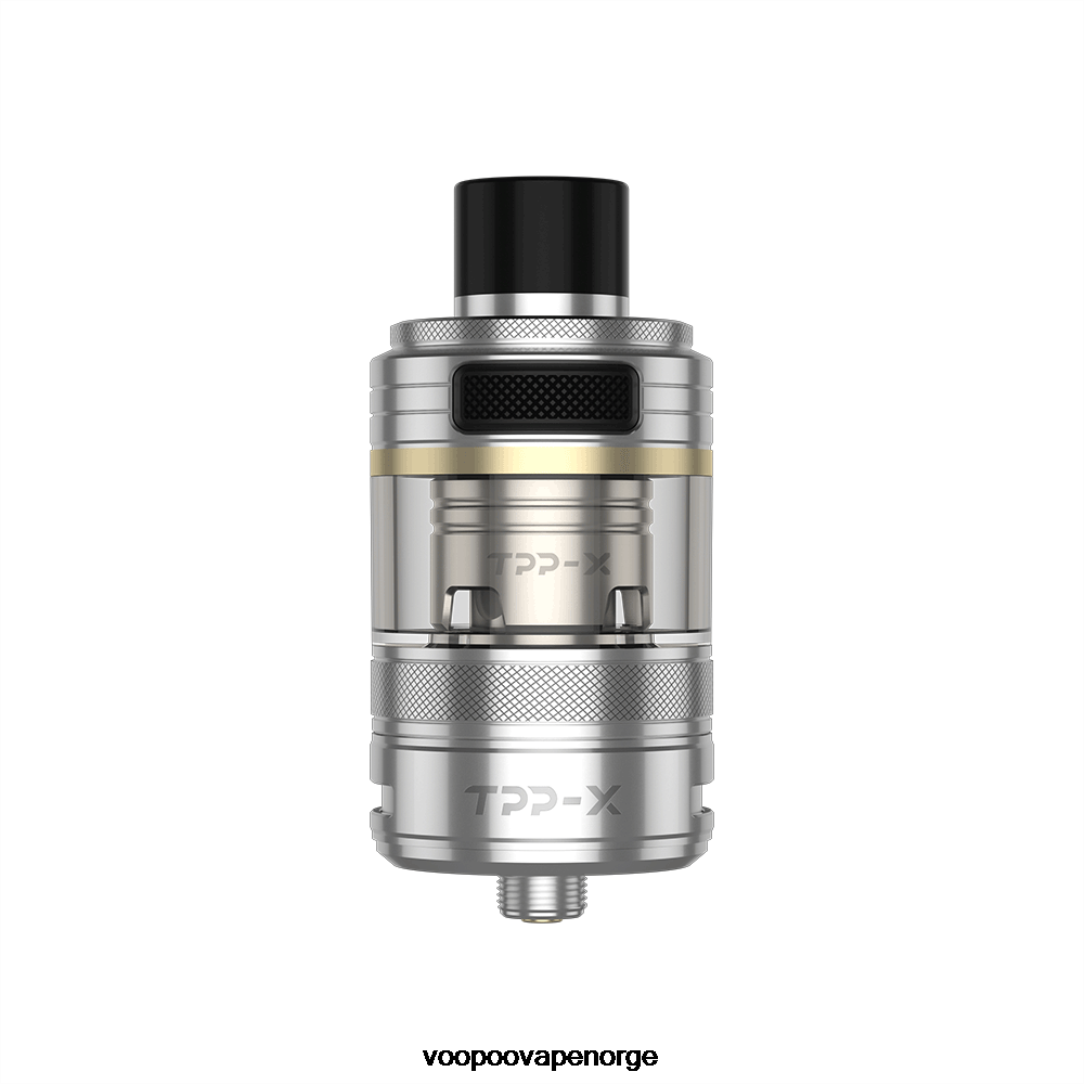 VOOPOO TPP X pod tank 64N0H539 rustfritt stål - VOOPOO Vape Norge