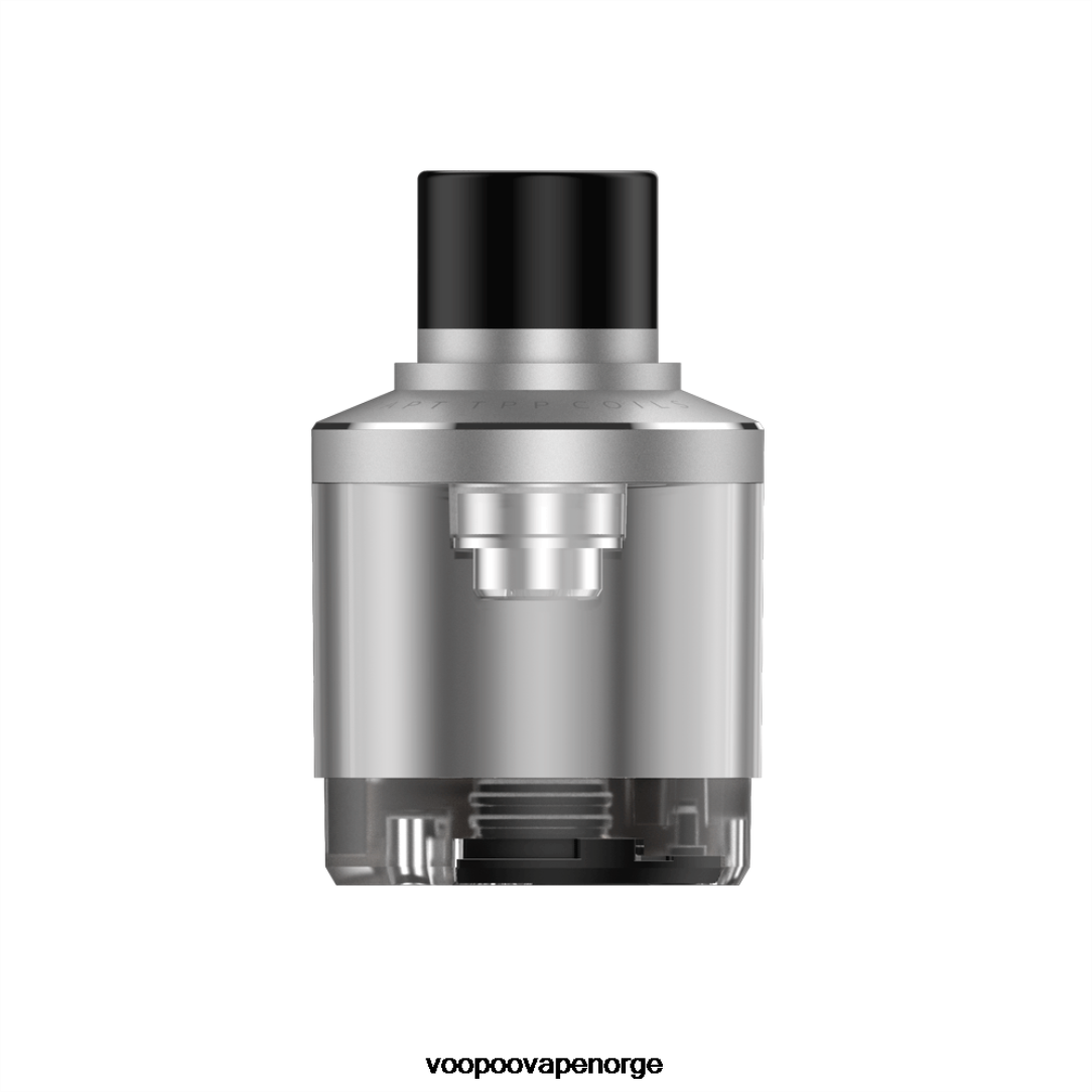 VOOPOO TPP pod 2.0 64N0H555 sølv (5,5 ml) - VOOPOO Vape Gene Norge