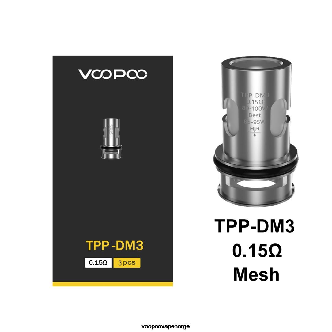 VOOPOO TPP spoler (3 stk) 64N0H610 tpp-dm3 - VOOPOO Vape Oslo