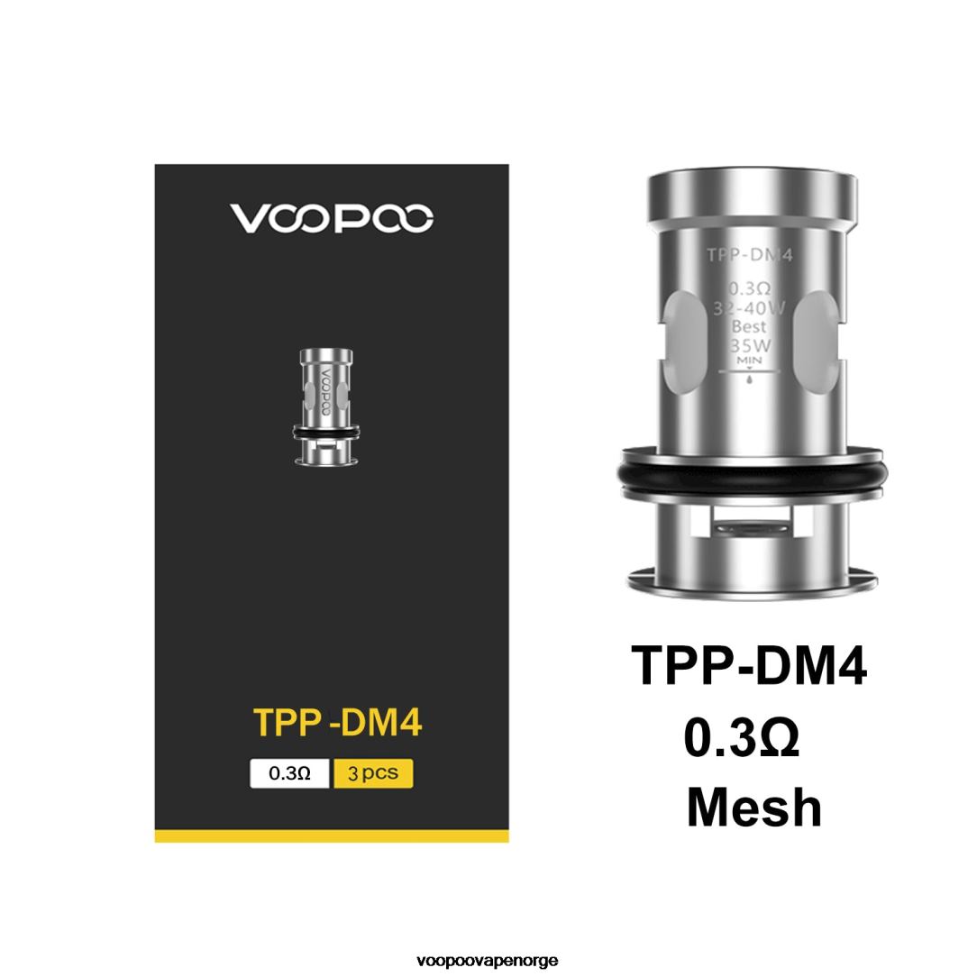 VOOPOO TPP spoler (3 stk) 64N0H611 tpp-dm4 - VOOPOO Vape Juice Norge