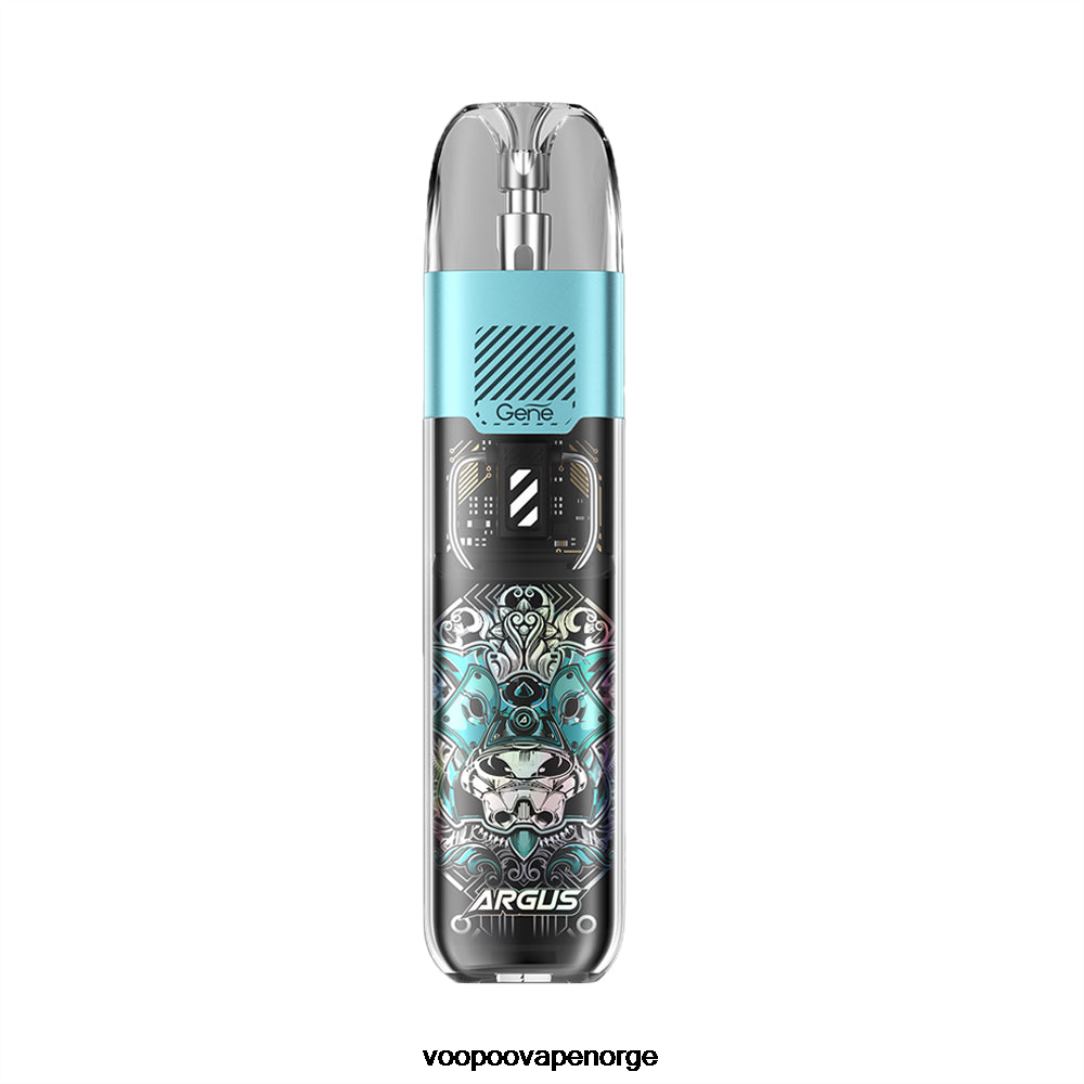 VOOPOO ARGUS P1S pod 64N0H86 trosbekjennelse cyan - VOOPOO Vape Store