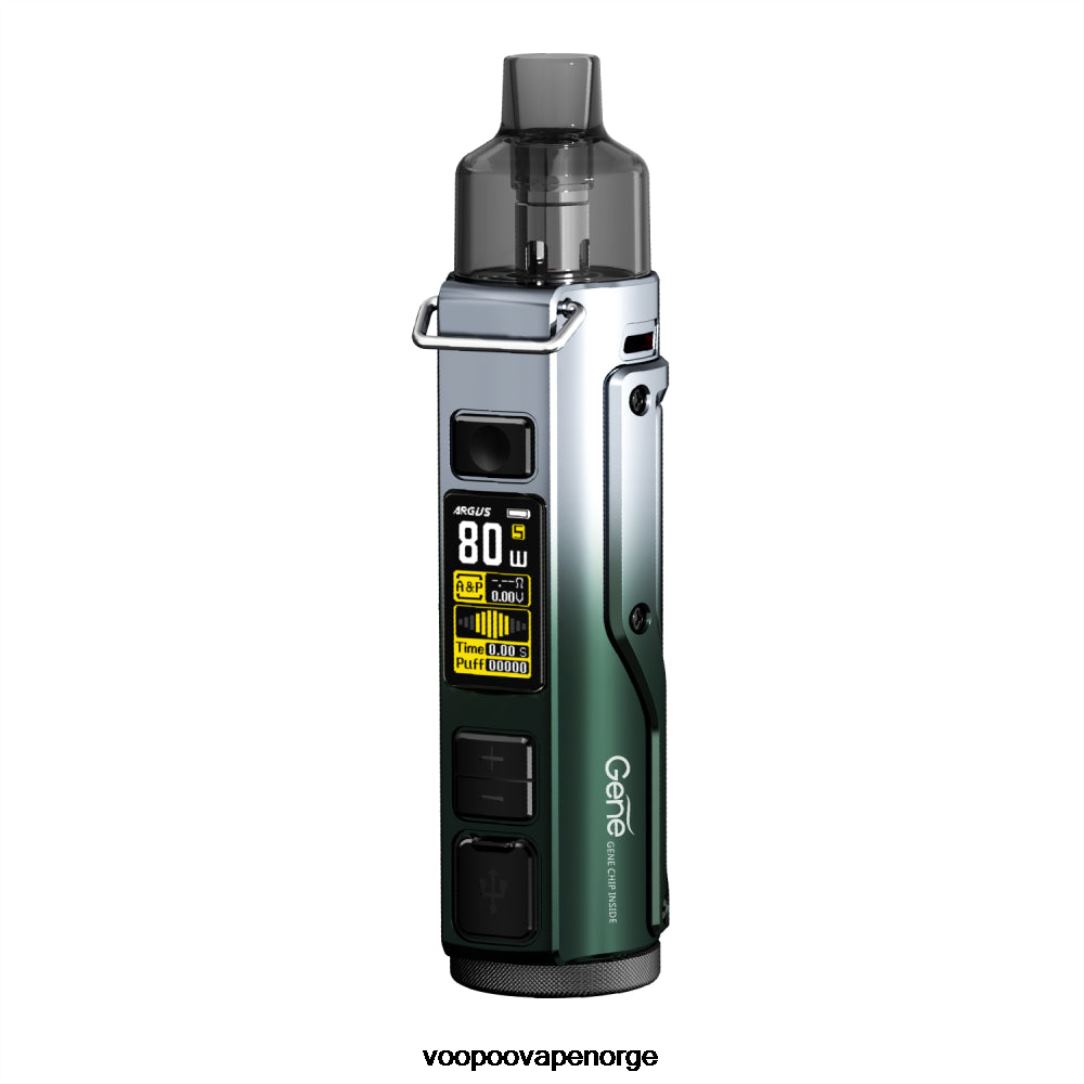 VOOPOO ARGUS PRO pod mod sett 64N0H29 svartgrønn sølv - VOOPOO Vape Norge