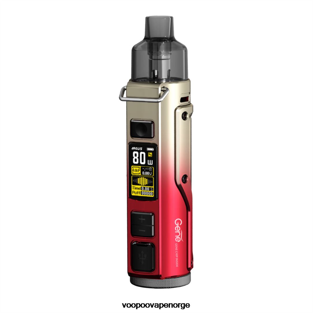 VOOPOO ARGUS PRO pod mod sett 64N0H32 rødt gull - VOOPOO Vape Pods