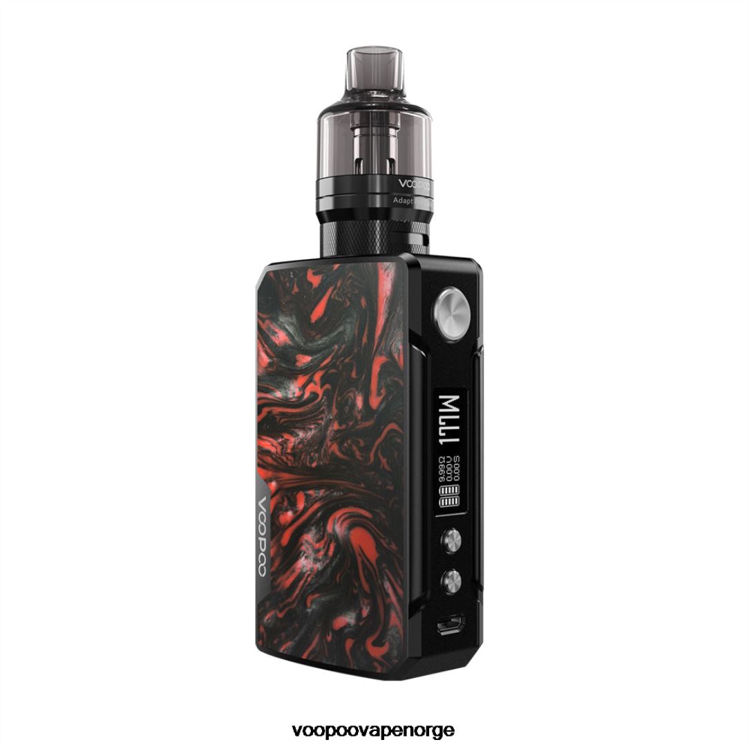 VOOPOO DRAG 2 oppdater utgaven 64N0H328 svart-skarlagen - VOOPOO Norge