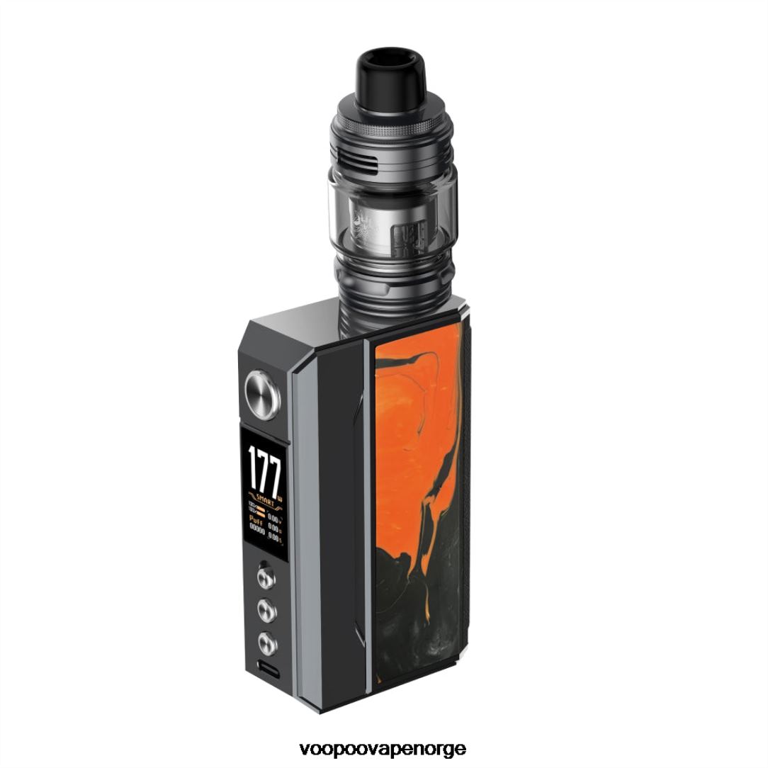 VOOPOO DRAG 4 sett 64N0H165 pistolmetall+tropisk oransje - VOOPOO Vape Gene Norge