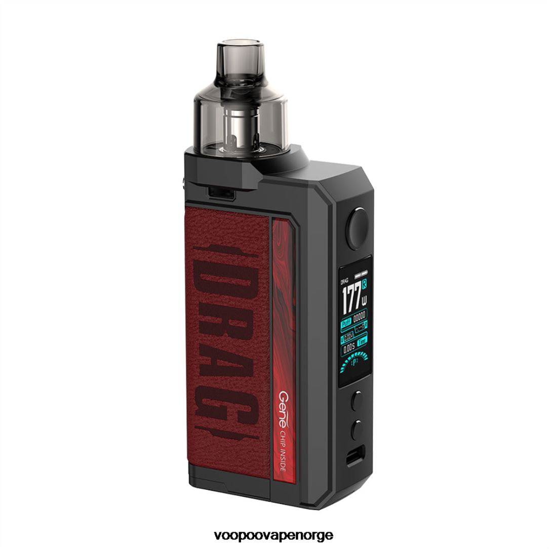 VOOPOO DRAG MAX mod enhet 64N0H297 marsala - VOOPOO Vape Near Me