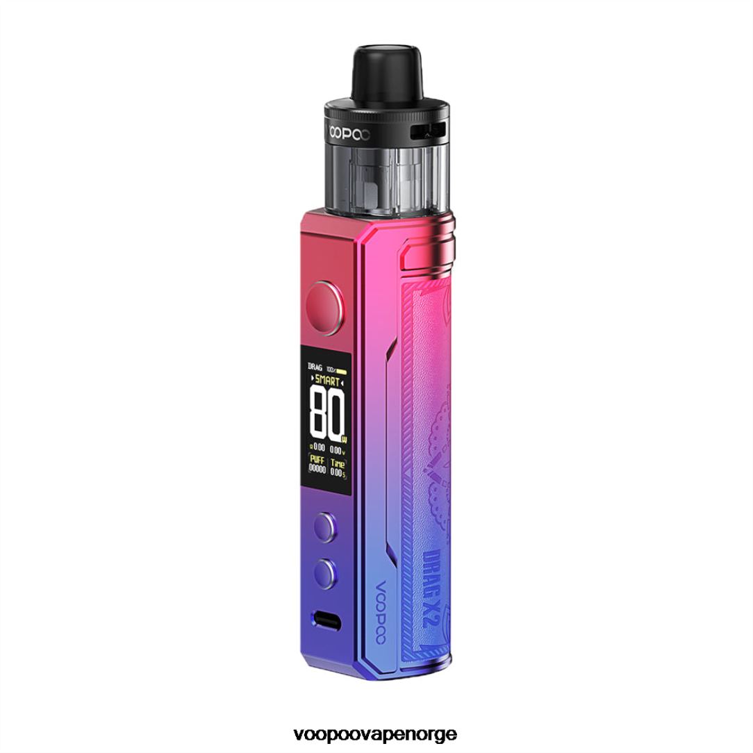 VOOPOO DRAG X2 pod mod 64N0H231 moderne rød - VOOPOO Vape Juice Norge