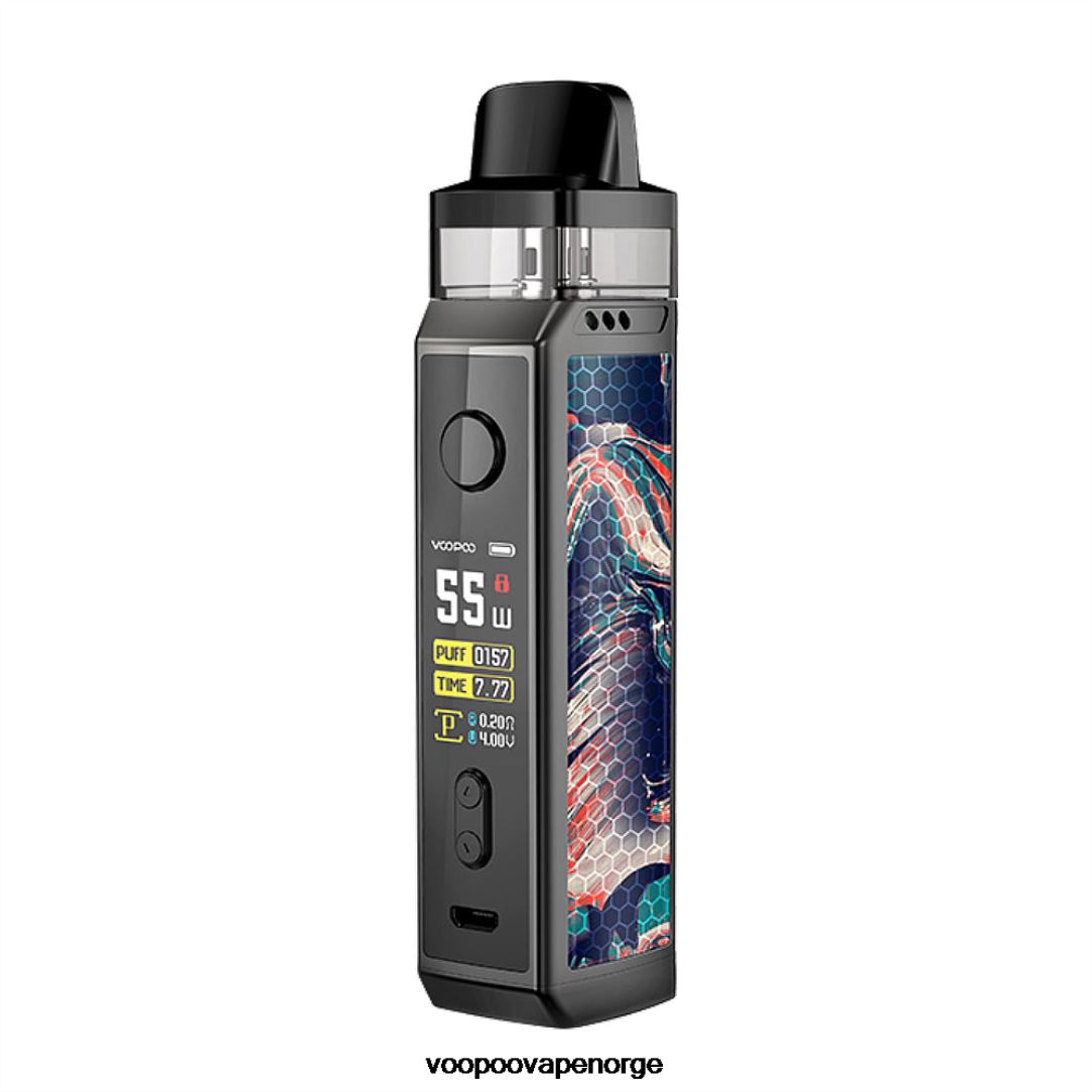 VOOPOO VINCI X mod pod-sett 64N0H391 blågrønn blå - VOOPOO Vape Juice Norge