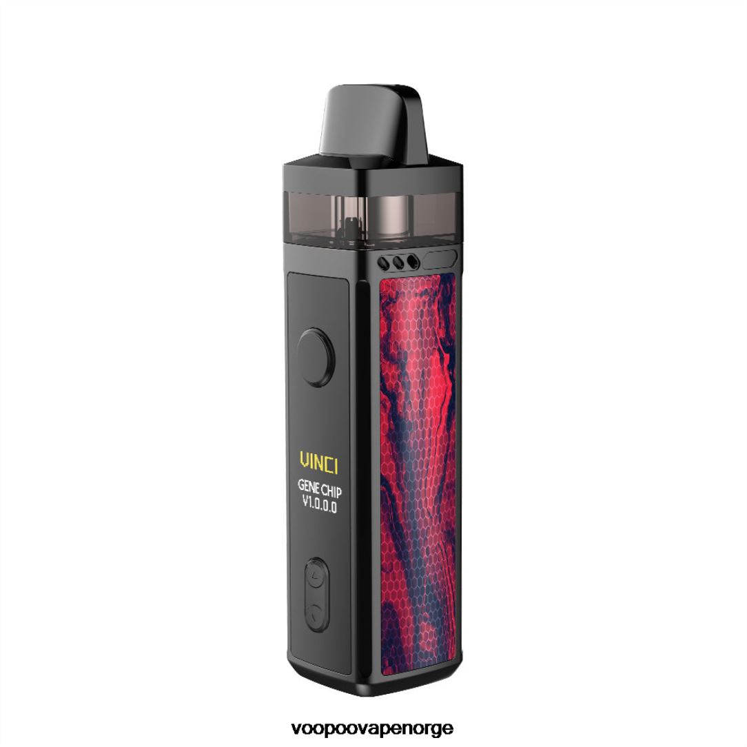 VOOPOO VINCI mod pod 64N0H409 skarlagenrød - VOOPOO Vape Norge